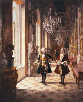 Voltaire und Friedrich der Grosse