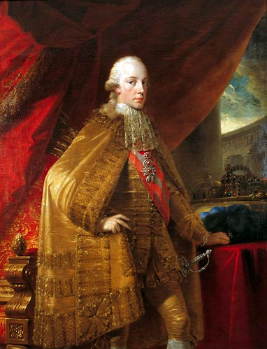 Der 25-jährige Kaiser Franz II. nach seiner Krönung 1792